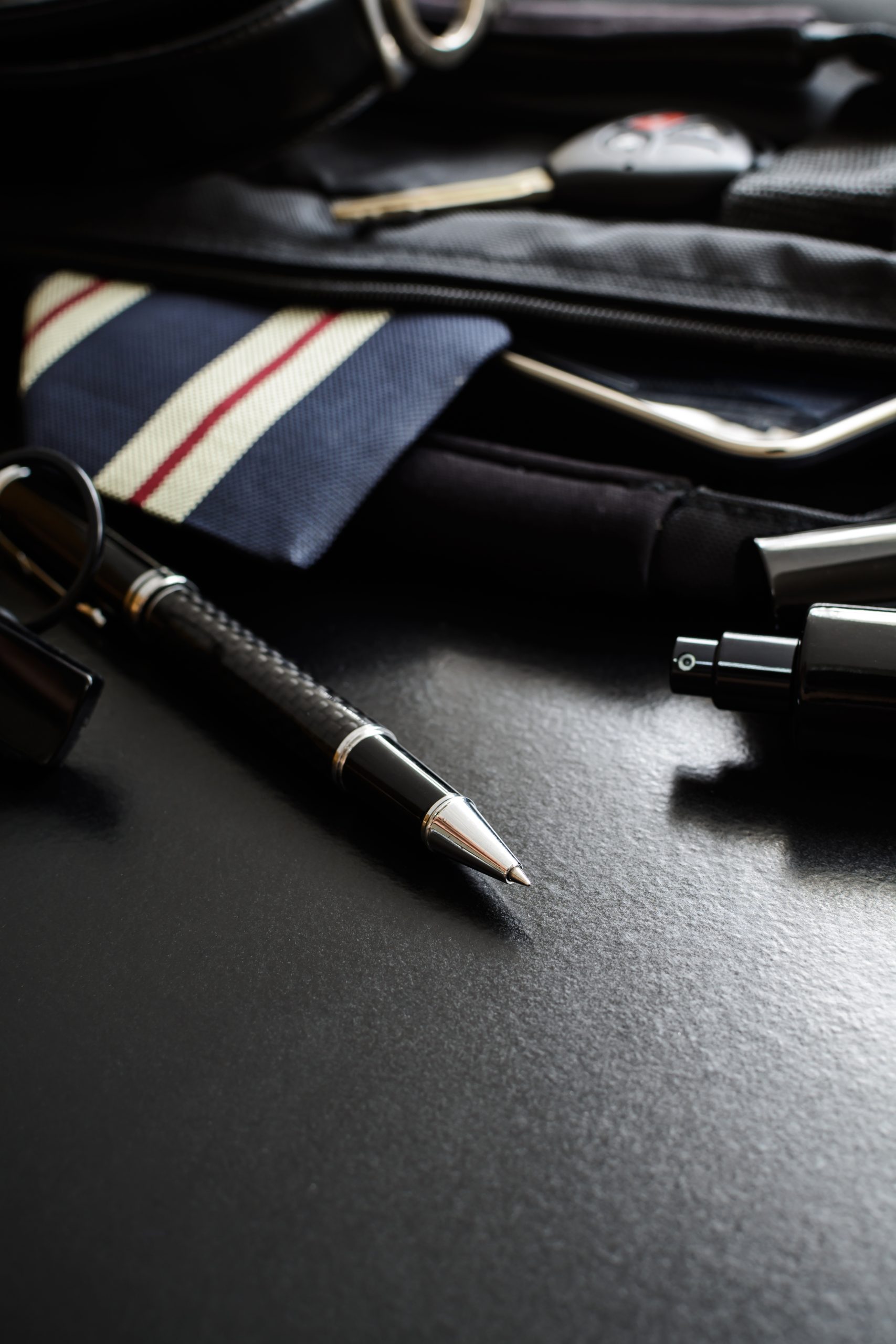 Pen and folder from lawyer
